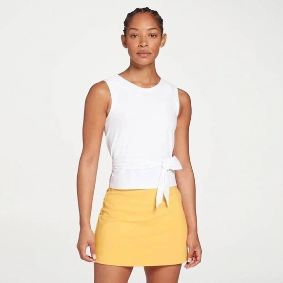 Women’s White Calia Crop Wrap and Tie Tank assorted sizes - Picture 1 of 6